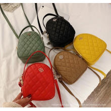 Wholesale Fashion Double Zipper Shoulder Bags Women Small Handbag Backpack Shell Cross Body Bag